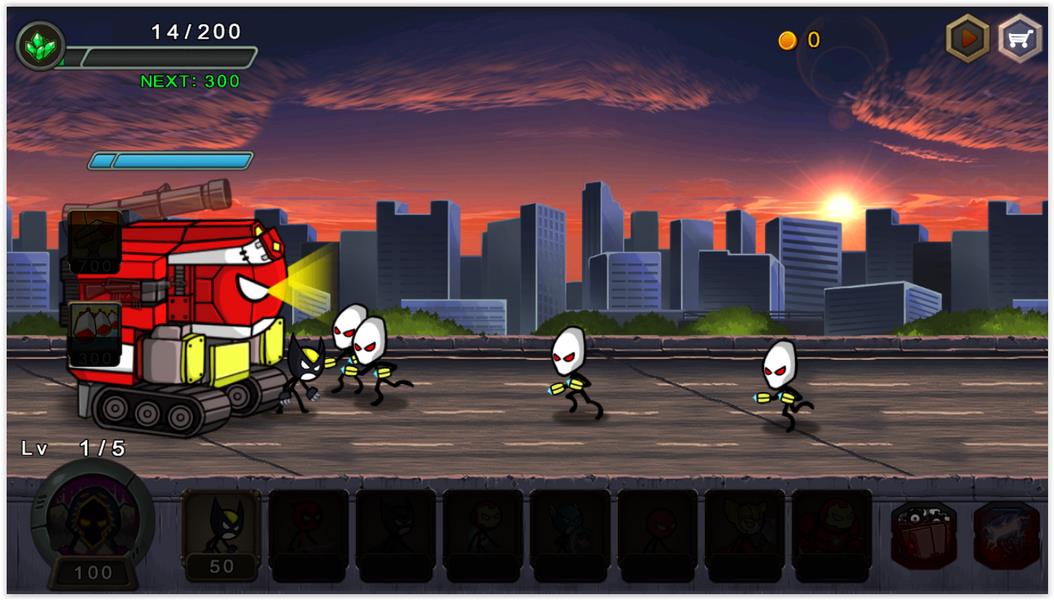 HERO WARS: Super Stickman Defense Screenshot 0