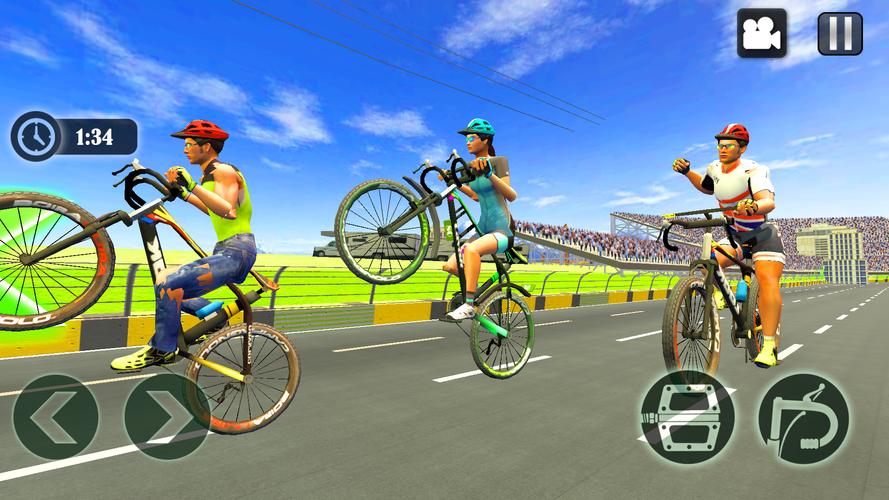 Cycle Race Game Cycle Stunt 螢幕截圖 1