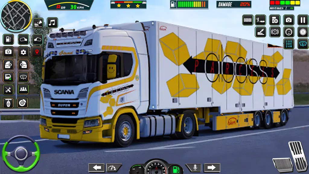 Real City Cargo Truck Driving Ekran Görüntüsü 1