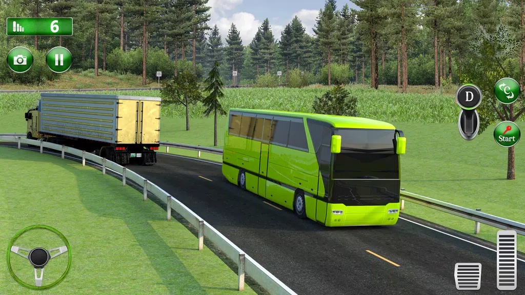 Euro Bus Driving 3D: Bus Games 螢幕截圖 1