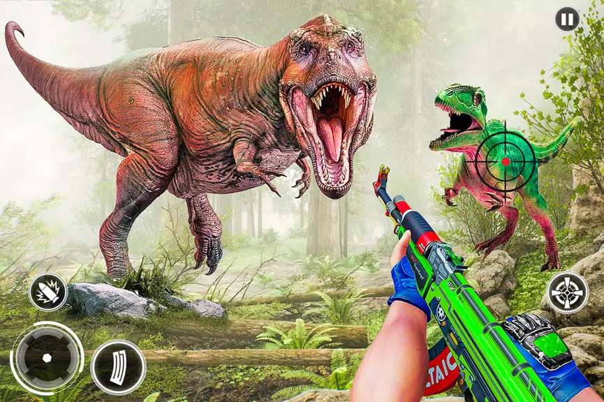 Super Dino Hunting Zoo Games Скриншот 0