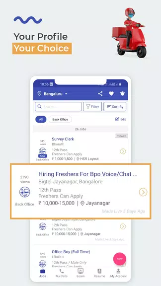 WorkIndia Job Search App Schermafbeelding 3