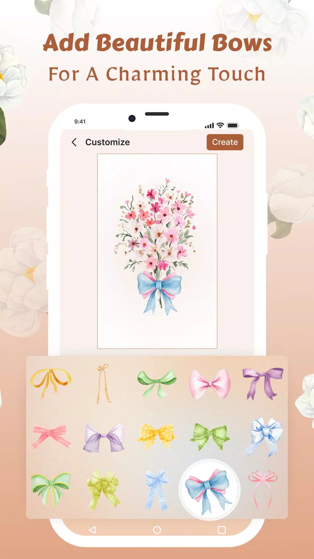 Flower Language Wallpaper DIY Schermafbeelding 2