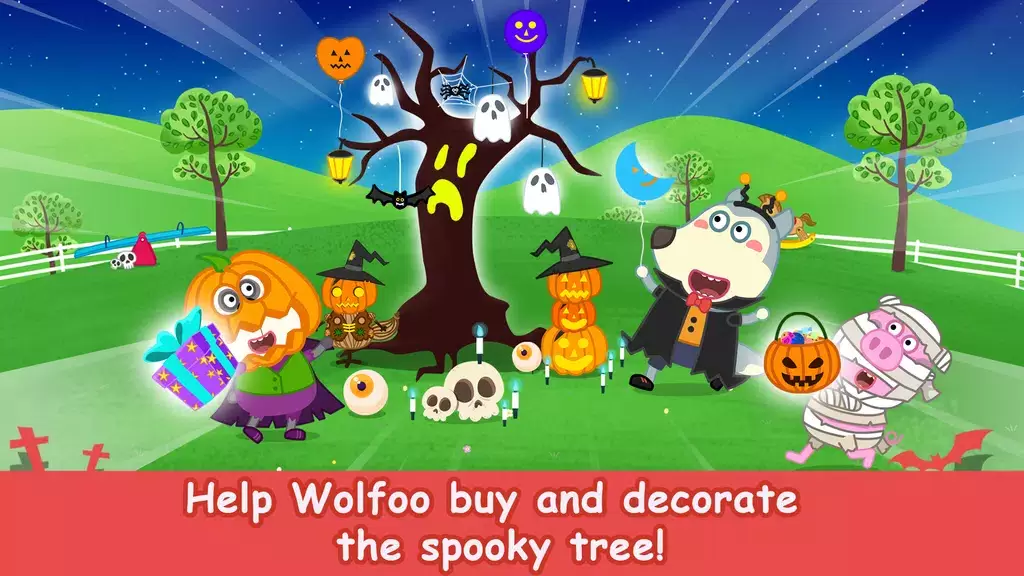 Wolfoo School Halloween Night 螢幕截圖 3