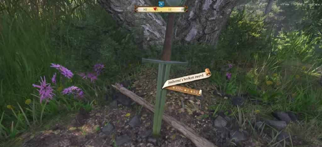 Si Ambroze Broken Sword ay natigil sa lupa KCD2