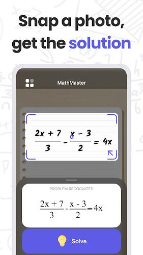 MathMaster: Math Solver & Help Screenshot 0