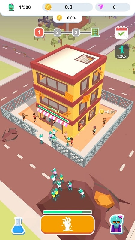 Idle Zombie Army Captura de pantalla 0