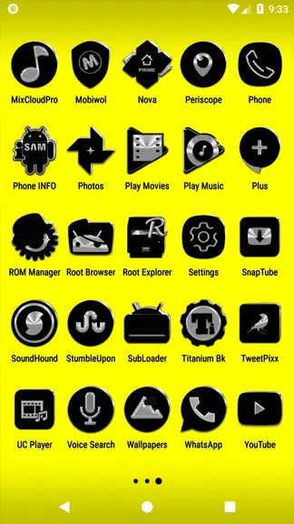 Black Icon Pack Screenshot 2