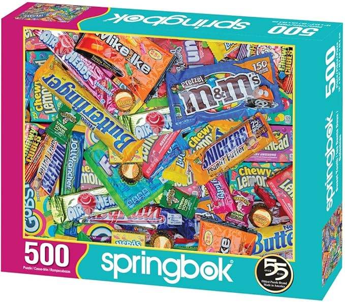 Springbokの500ピースジグソーパズル甘い歯、マルチ