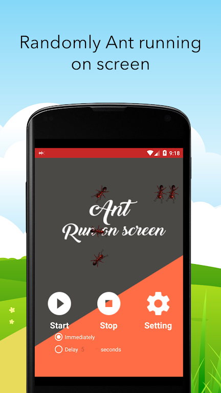 Ant Run on Screen Prank Schermafbeelding 0