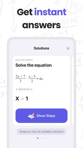 MathMaster: Math Solver & Help स्क्रीनशॉट 1