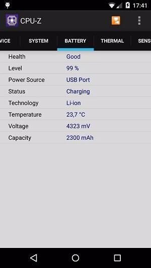 CPU-Z स्क्रीनशॉट 3