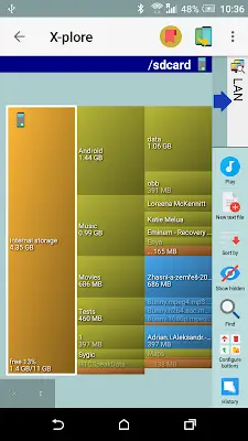 X-plore File Manager Captura de tela 1