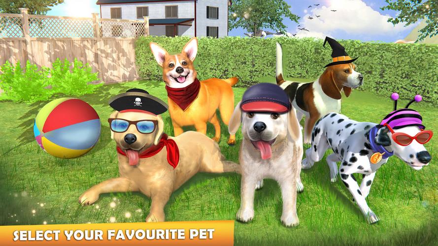 Family Pet Dog Games 螢幕截圖 0