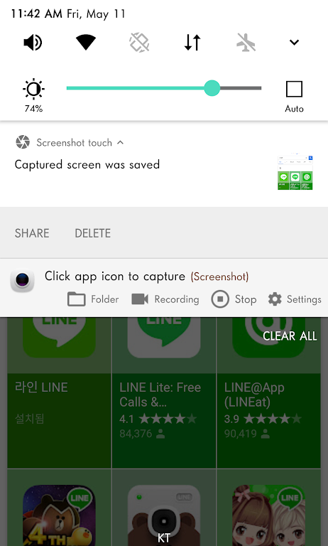 Screenshot Touch Mod Tangkapan skrin 2