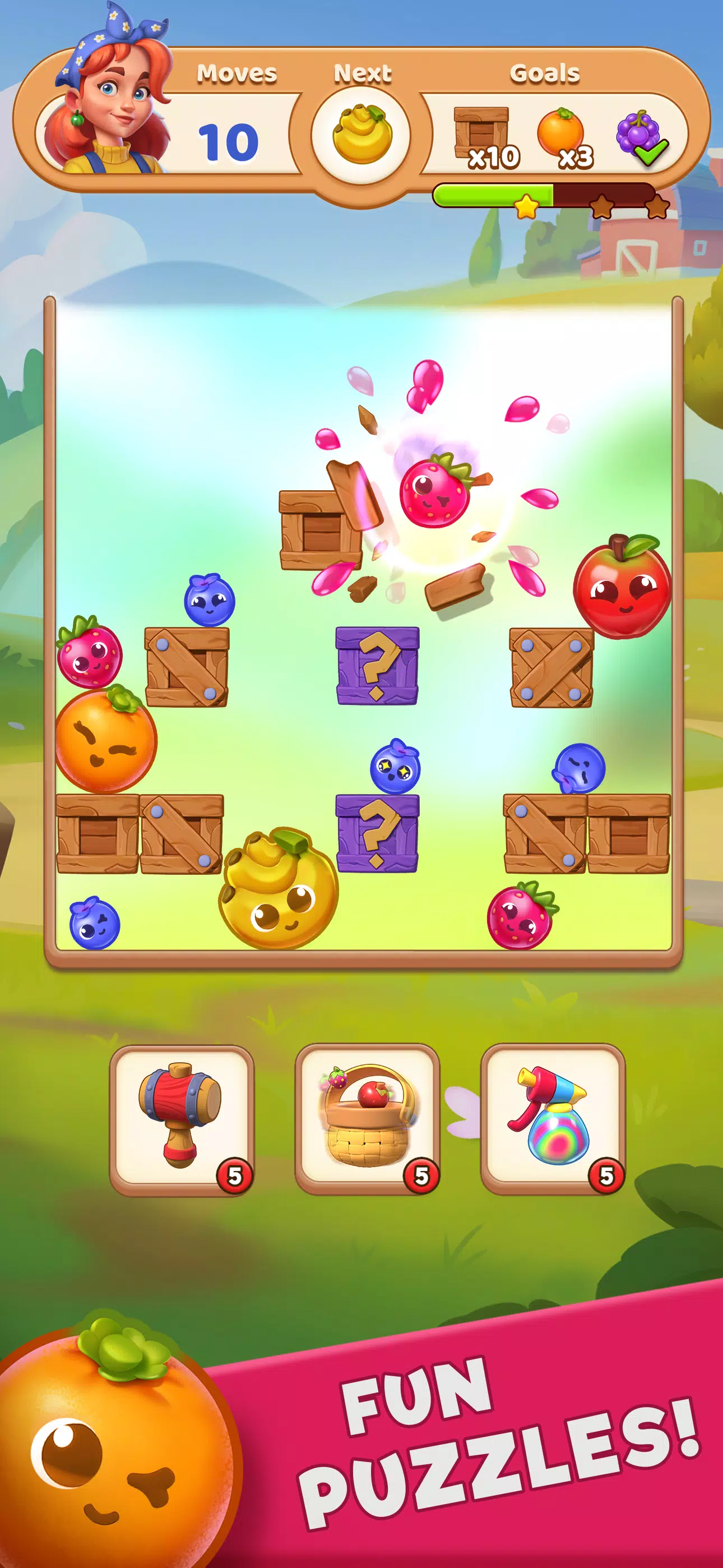 FruitFall! Captura de pantalla 1