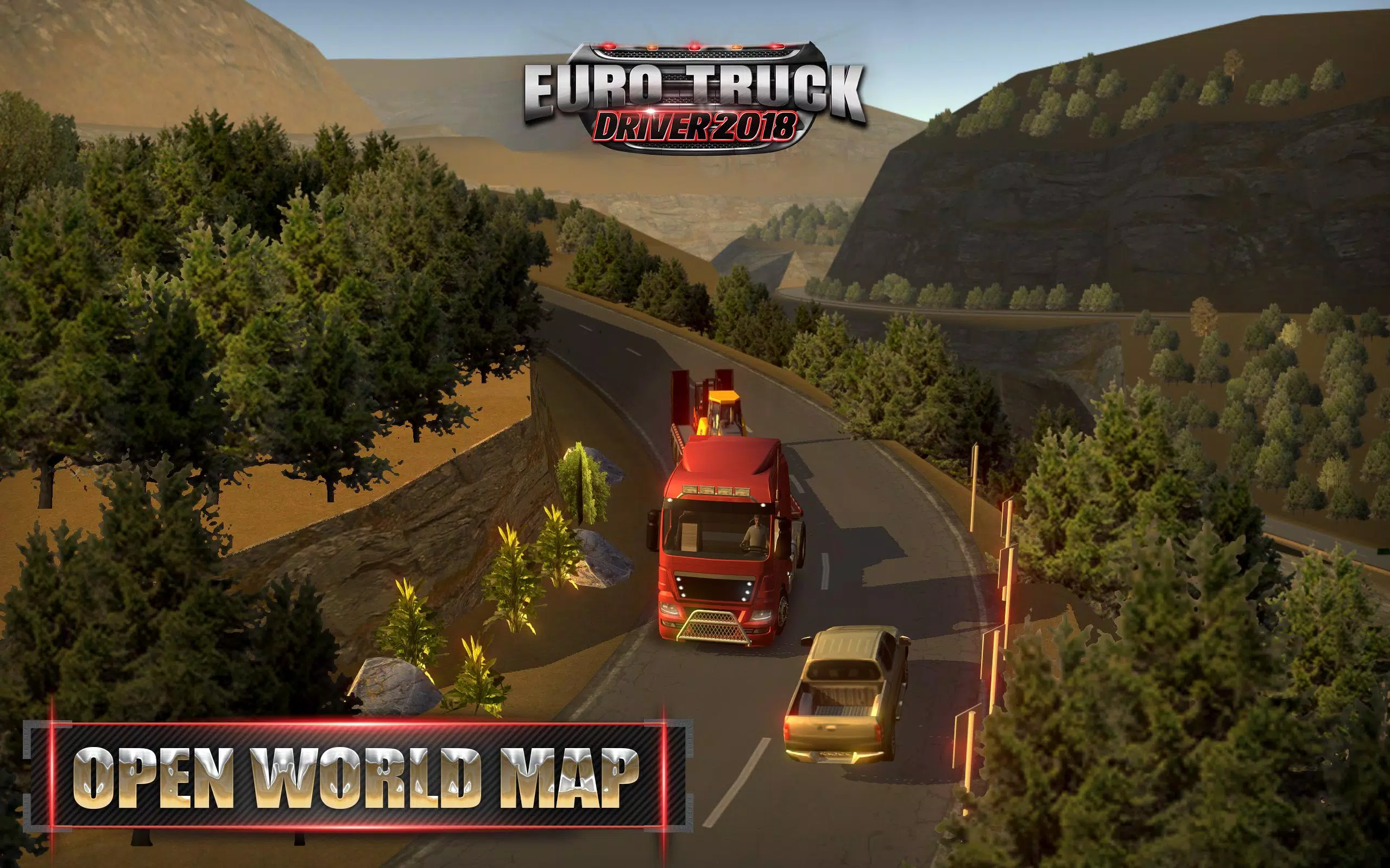 Euro Truck Driver 2018 Ảnh chụp màn hình 1