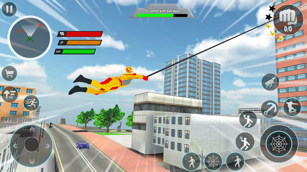 Police Robot Rope Hero Game 3d Ekran Görüntüsü 2