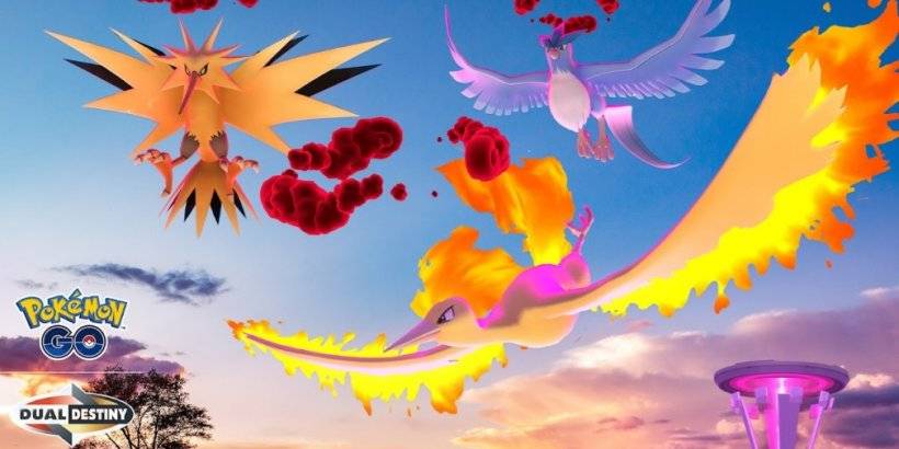 Dynamax Articuno, Zapdos, Moltres przybywają w Pokémon GO