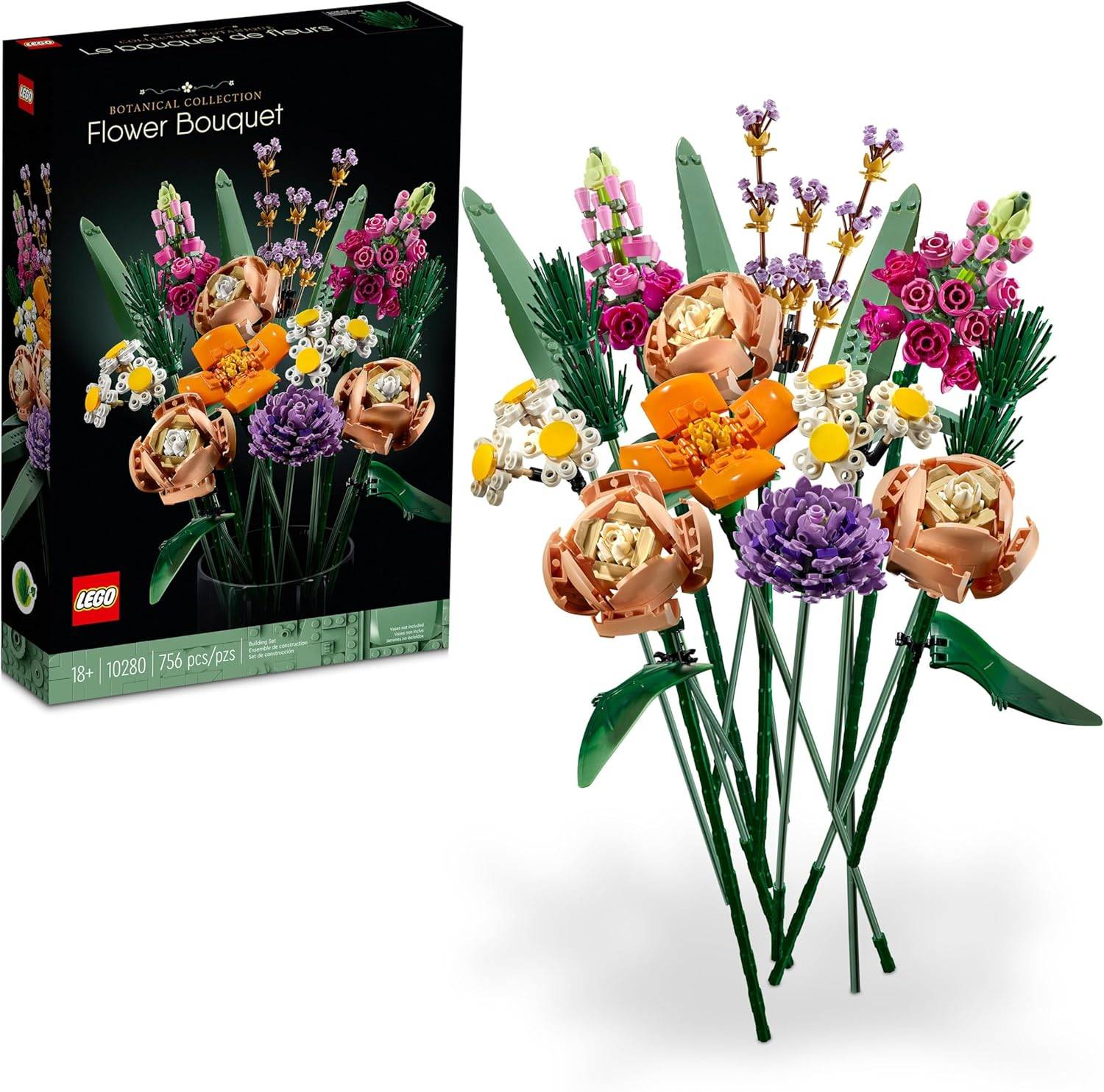 Bouquet di fiore di icone Lego