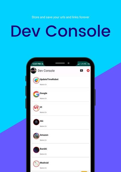 Dev Console ภาพหน้าจอ 2