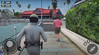 US Police Bike Rider Simulator Скриншот 1