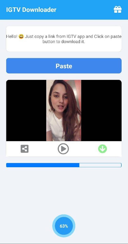 IGTV Video Downloader スクリーンショット 0