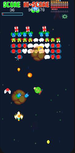 Galaxiga Retro Arcade Action Capture d'écran 1