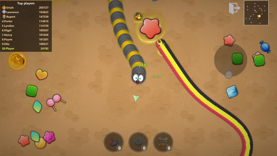 Slinky Snake: Worm.io Game Zrzut ekranu 3