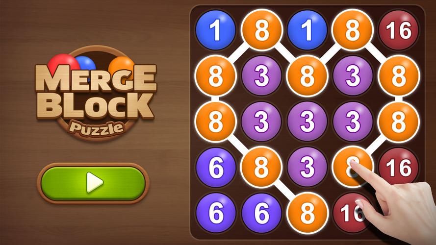 Merge bubble - Number game Screenshot 0