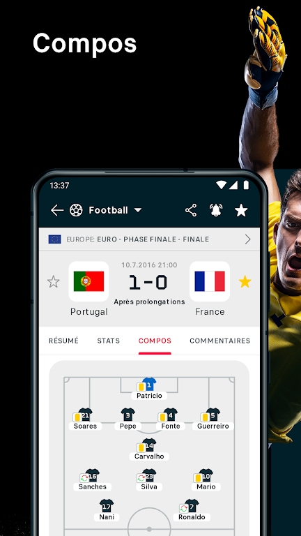 Flashscore - flash résultats应用截图第2张