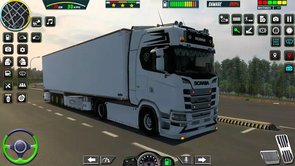 Real City Cargo Truck Driving Ekran Görüntüsü 0