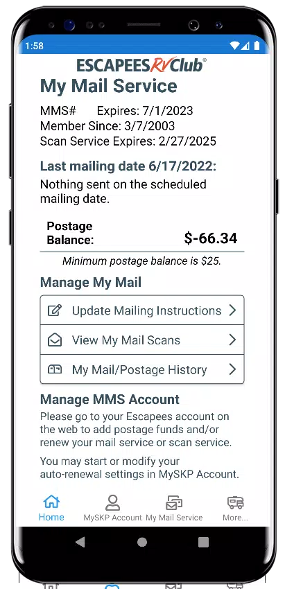 Escapees RV Club Mobile App 螢幕截圖 1
