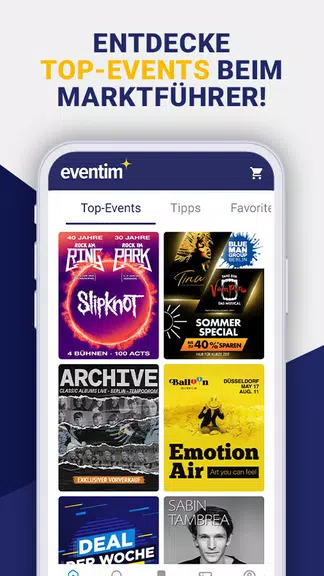 EVENTIM DE: Tickets for Events Tangkapan skrin 0