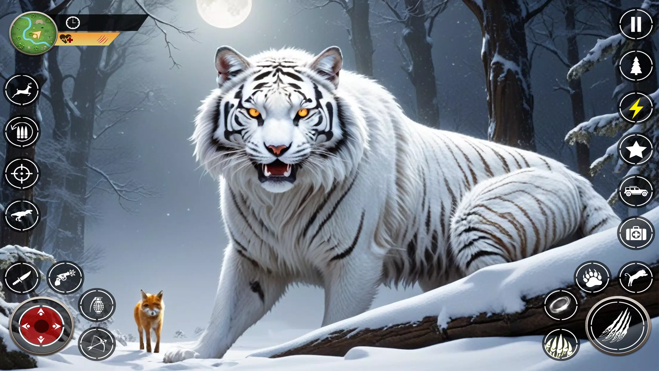 Snow Tiger Family Simulator 3D Ekran Görüntüsü 2