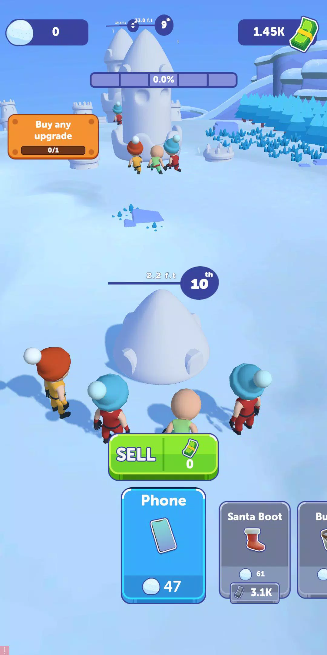 Snow Castle: Idle Clicker Ekran Görüntüsü 0