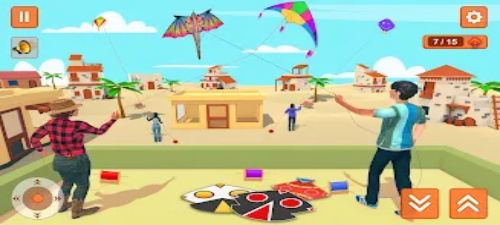 Kite Game Kite Flying Zrzut ekranu 1