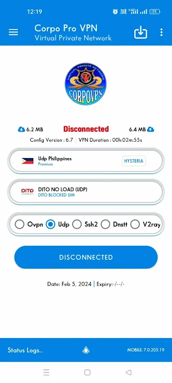 CORPOVPN PRO Screenshot 2