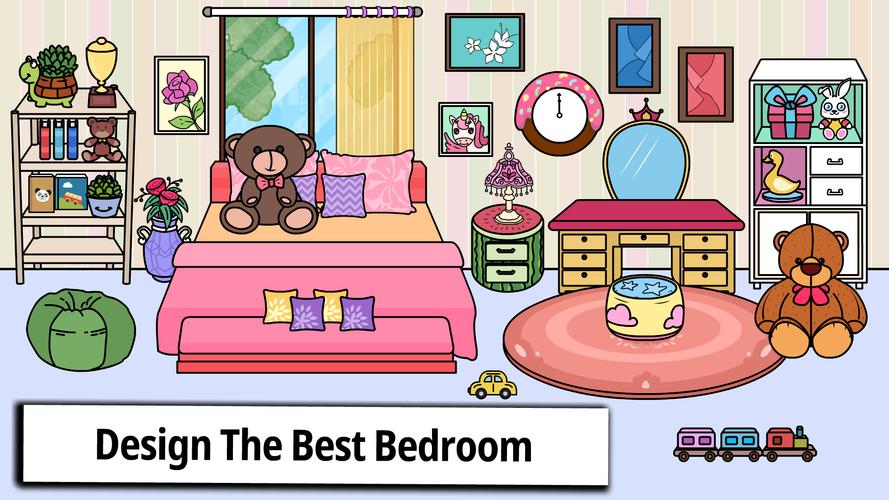 Tizi Home Room Decoration Game Captura de pantalla 1