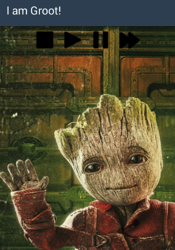 I am Groot Button Ảnh chụp màn hình 2