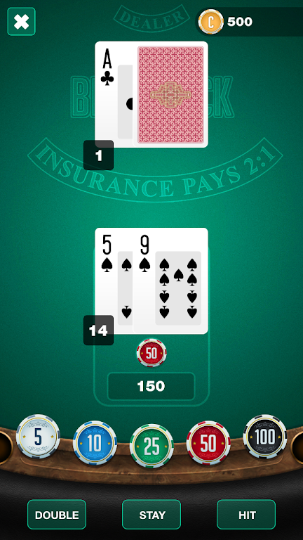 BlackJack 21: Las Vegas  Online Casino Game Schermafbeelding 2