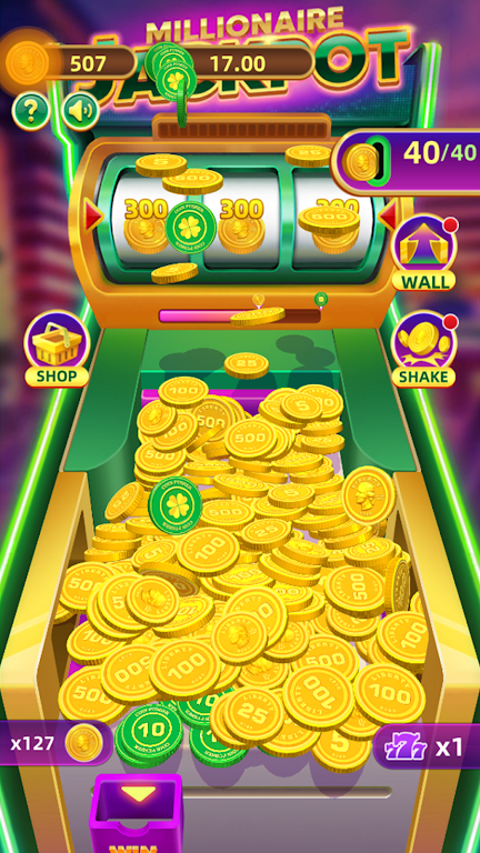 Jackpot Lucky Pusher ภาพหน้าจอ 1