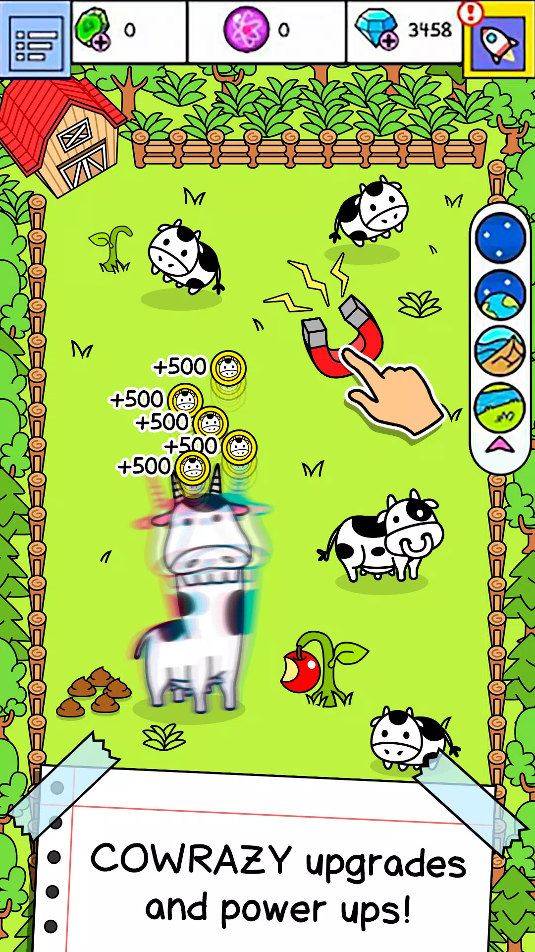 Cow Evolution: Idle Merge Game 螢幕截圖 2