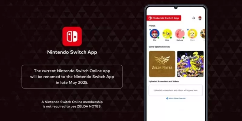Zelda Uwagi: Nowa aplikacja mobilna integruje się z Switch 2