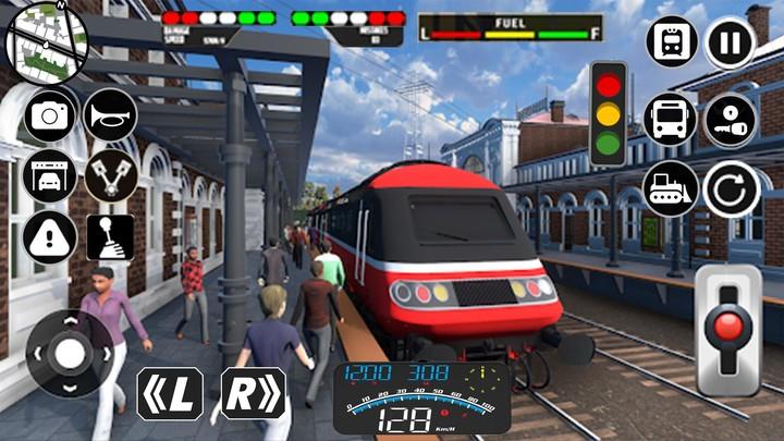 Indian Train Racing Games Zrzut ekranu 0