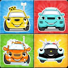 Cars memory game for kids