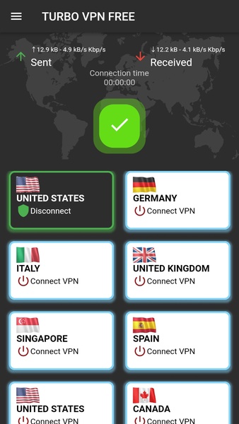 Turbo VPN Free Capture d'écran 2