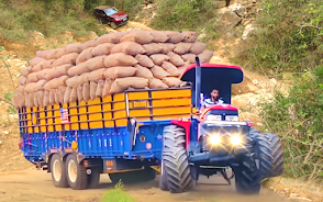 Tractor Trolley Farming Games Captura de pantalla 0