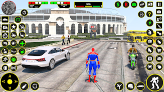 Spider Robot Hero Car Games Zrzut ekranu 1