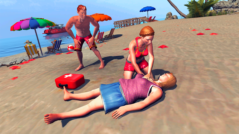 Beach Rescue : Lifeguard Squad Captura de tela 1